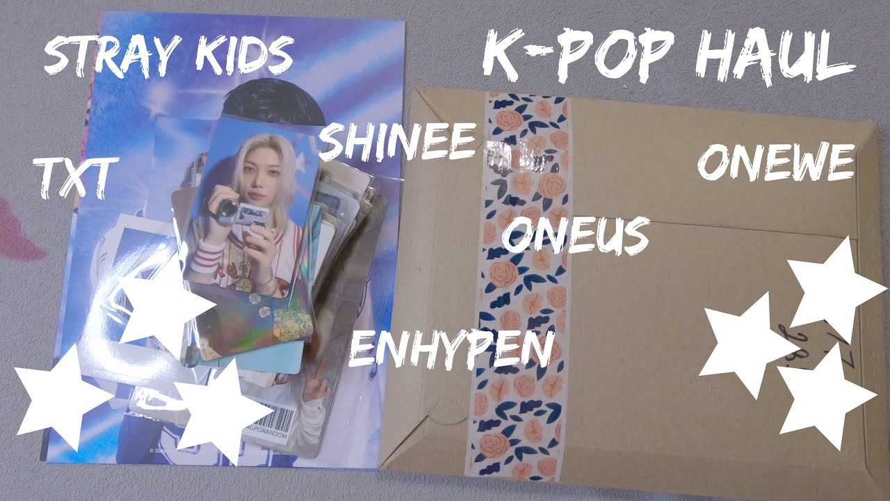 K-POP HAUL! май 2025 | kpop photocards | shinee stray kids enhypen txt onewe oneus onew key taemin