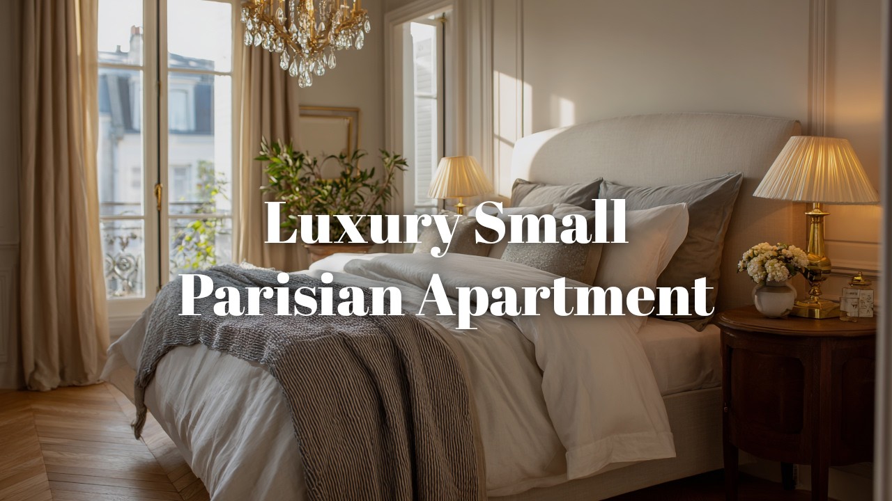 🪞 Elegant Small Apartment with Timeless Parisian Flair