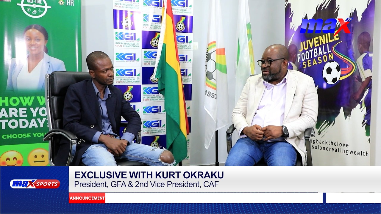 #BlackStars, #GPL, #WPL, Juvenile Football, CAF convo in this exclusive interview with Kurt Okraku