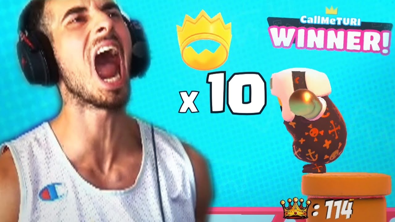 *RECORD ITALIANO* Ho fatto 10 VITTORIE CONSECUTIVE DEVASTANTI in LIVE! [Fall Guys]