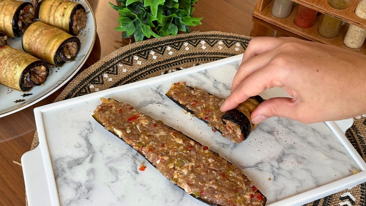 PATLICANIN EN LEZZETLİ HALİ ❗️ Tam İftar Yemeği Tarifi 😍 Patlıcan Beyti - Çiçekintarifleri