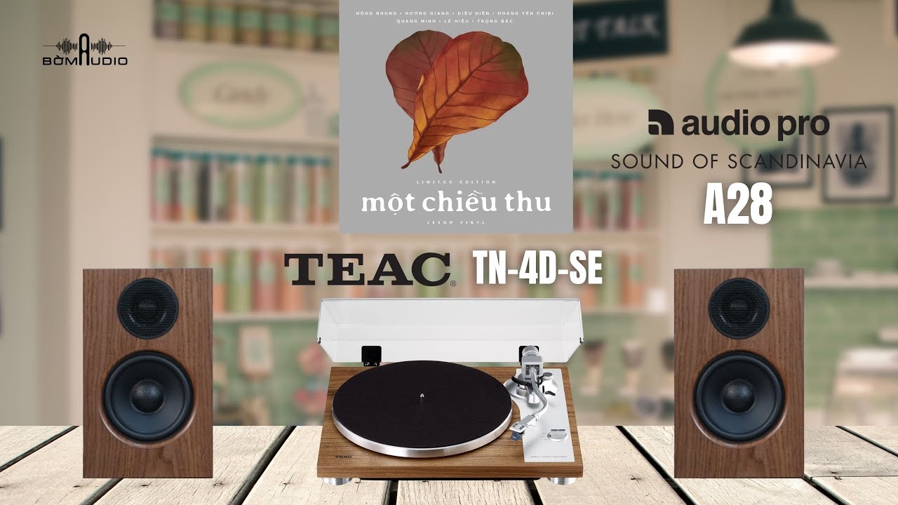 MÂM THAN TEAC TN-4D-SE KẾT HỢP LOA ACTIVE AUDIO PRO A28 CHO CHẤT ÂM ẤN TƯỢNG VỚI GIÁ CỰC TỐT