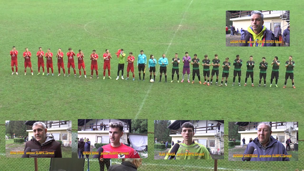 OLIMPIC CETATE RÂȘNOV - OLIMPIC ZĂRNEȘTI 1-2 (1-0)