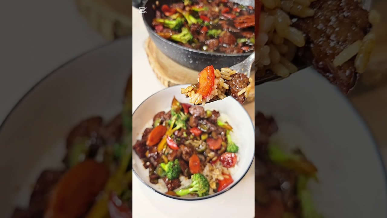 Carne con vegetales estilo chino Hondureño🇭🇳😋
