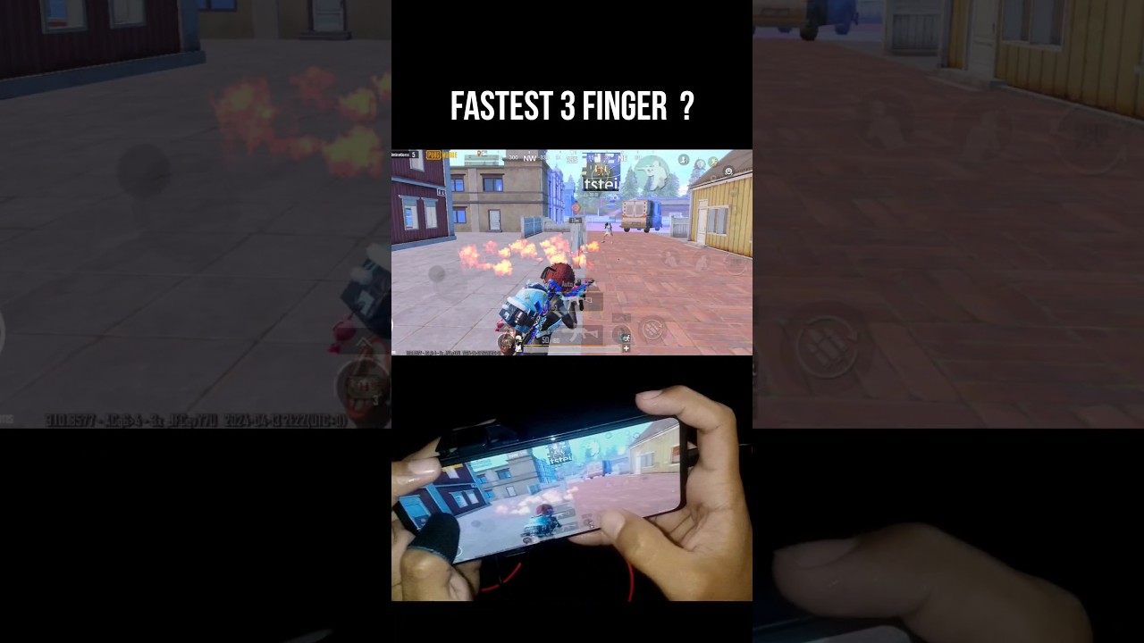 Am i Fastest 3 Finger player?🔥#pubg #pubgmobile #handcam