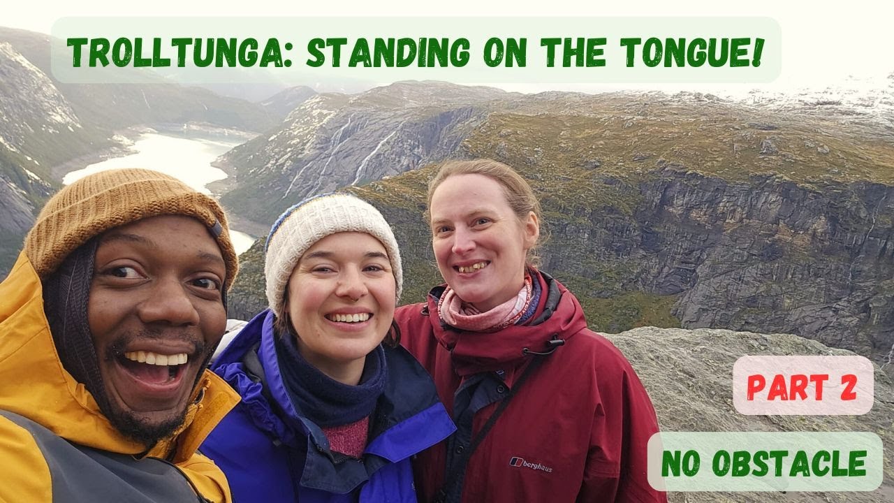 Trolltunga  Standing on the tongue!