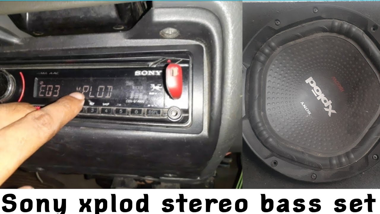 How to sony xplod car stereo bass set || Sony xplod stereo ka bass kaise set kare