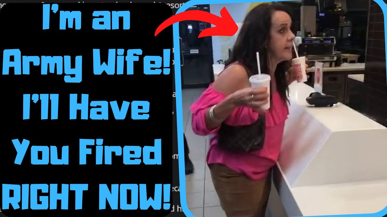 r/EntitledPeople - Army Wife DEMANDS 15 Burgers After We're CLOSED! She Flips Out!