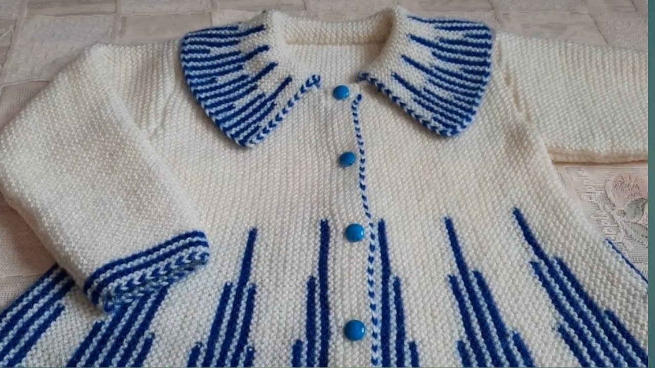 Baby frock knitting in hindi | Baby Cardigan knitting | Step by step | Full Measurements | Part 8