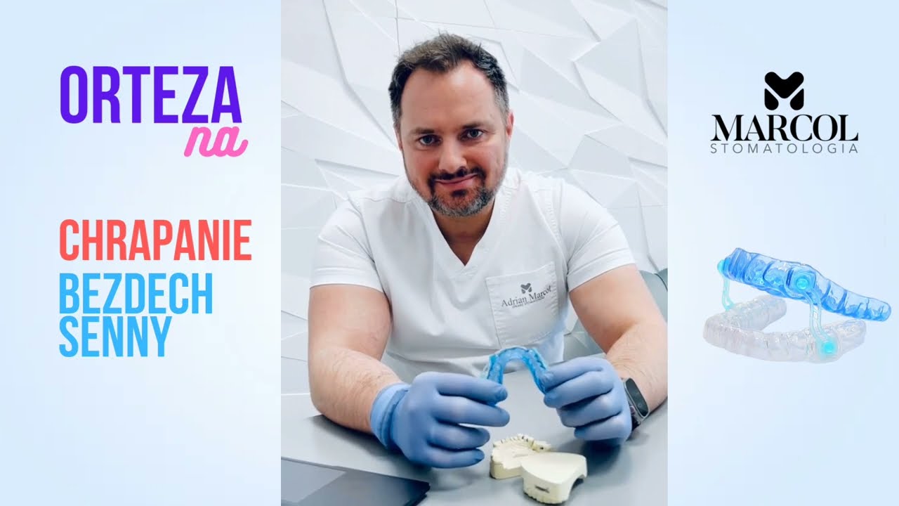 Orteza na chrapanie i obturacyjny bezdech senny.
