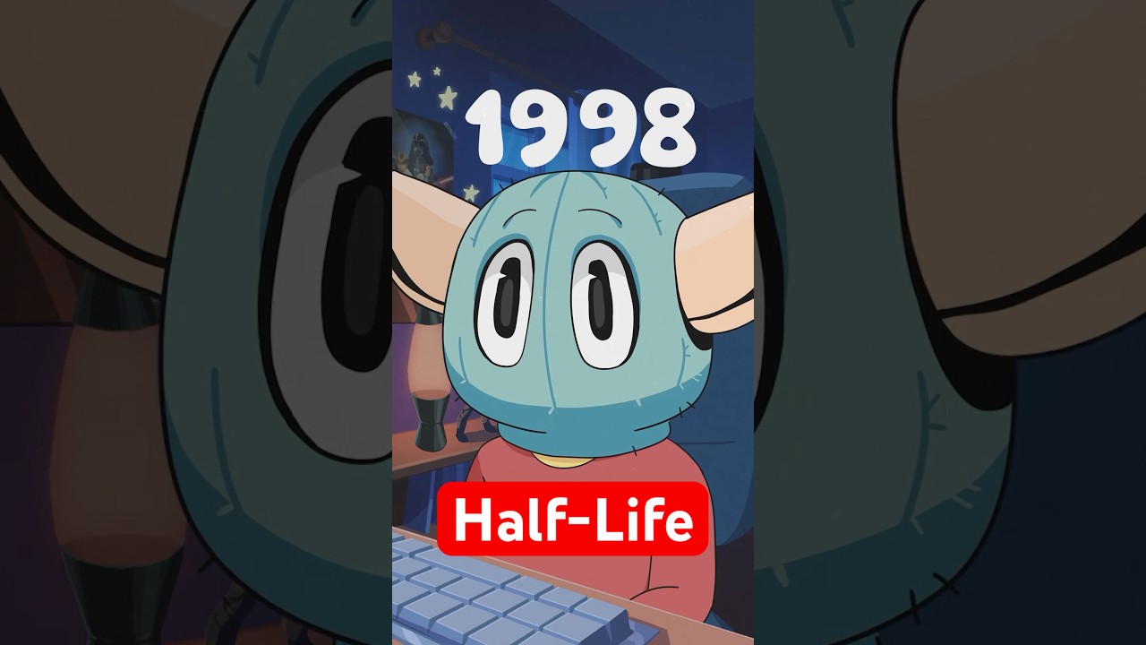 It&rsquo;s 1998 & you&rsquo;re playing Half-Life ☢️ #halflife #nostalgia #animation #retrogaming #pcgaming