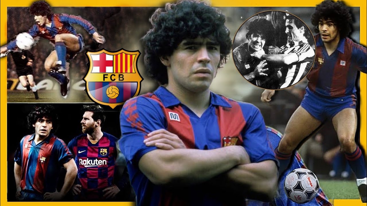 Cuando Maradona era el MONSTRUO del BARCELONA