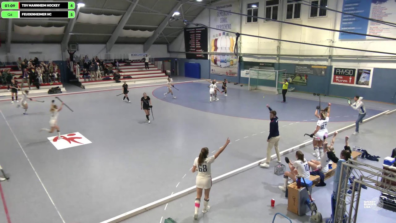 1. Hallenhockey-Bundesliga Damen TSV Mannheim Hockey vs. vs. Feudenheimer HC