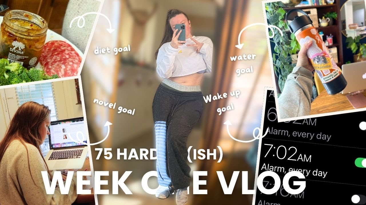 75 Hard Challenge (As An Author) Week One Vlog ✍️📝