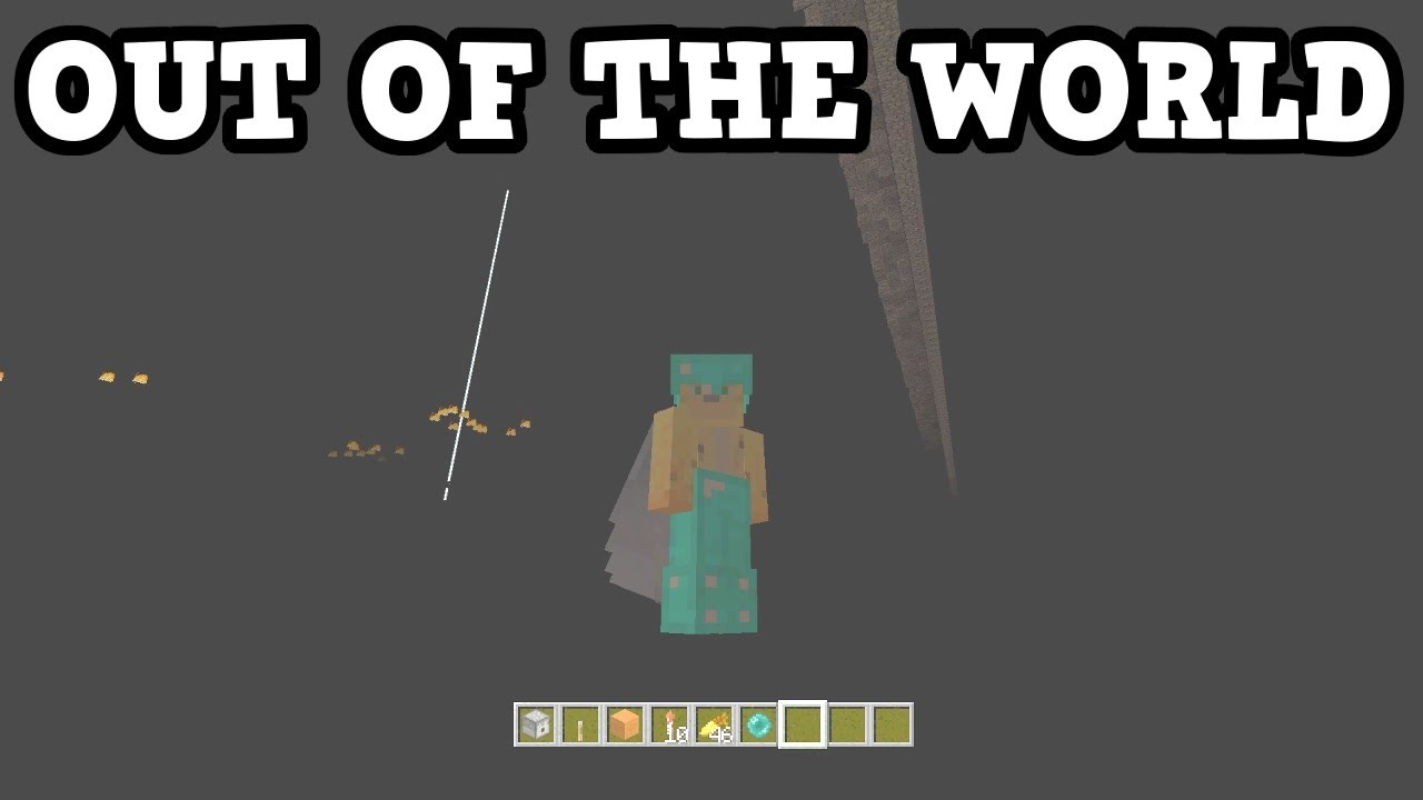 Minecraft Xbox 360 / PS3 - How To Get OUT OF THE WORLD