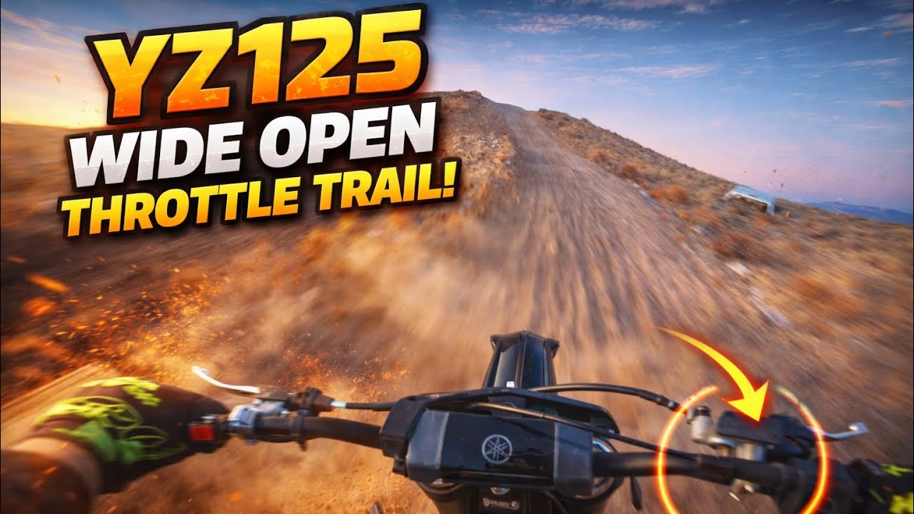 YZ125 PURE SOUND ON A AFTERNOON RIDE WIDE OPEN THROTTLE!!! 
