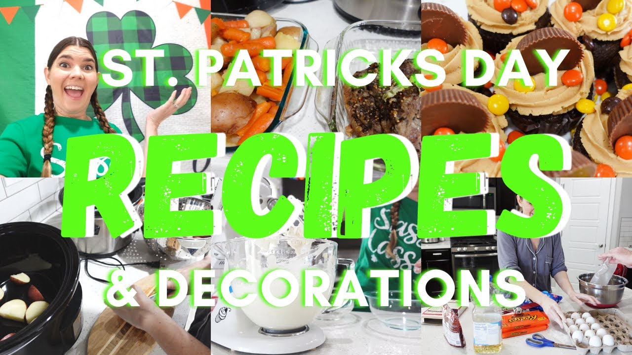 ST. PATRICKS DAY FOOD & PARTY PREP // CLEANING MOM