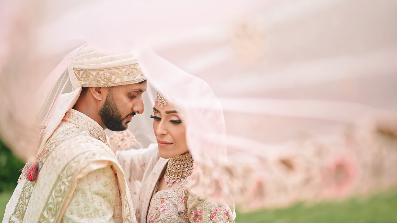 Neerali & Rishi’s Elegant Wedding & Reception Highlights | Winstanley House, Leicester | 4K Video