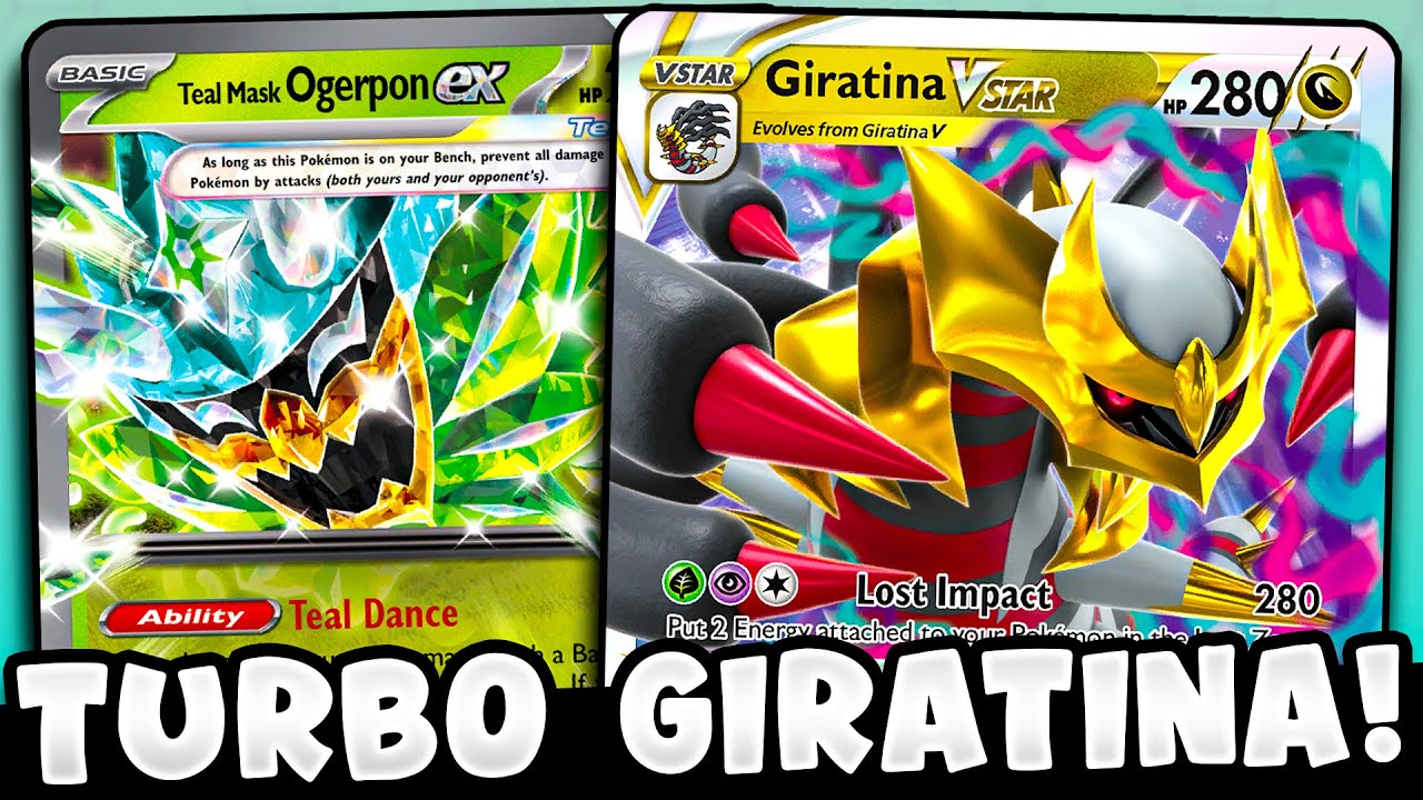 Giratina VSTAR with Ogerpon ex is INSANE! (Turn 2 Lost Impact)