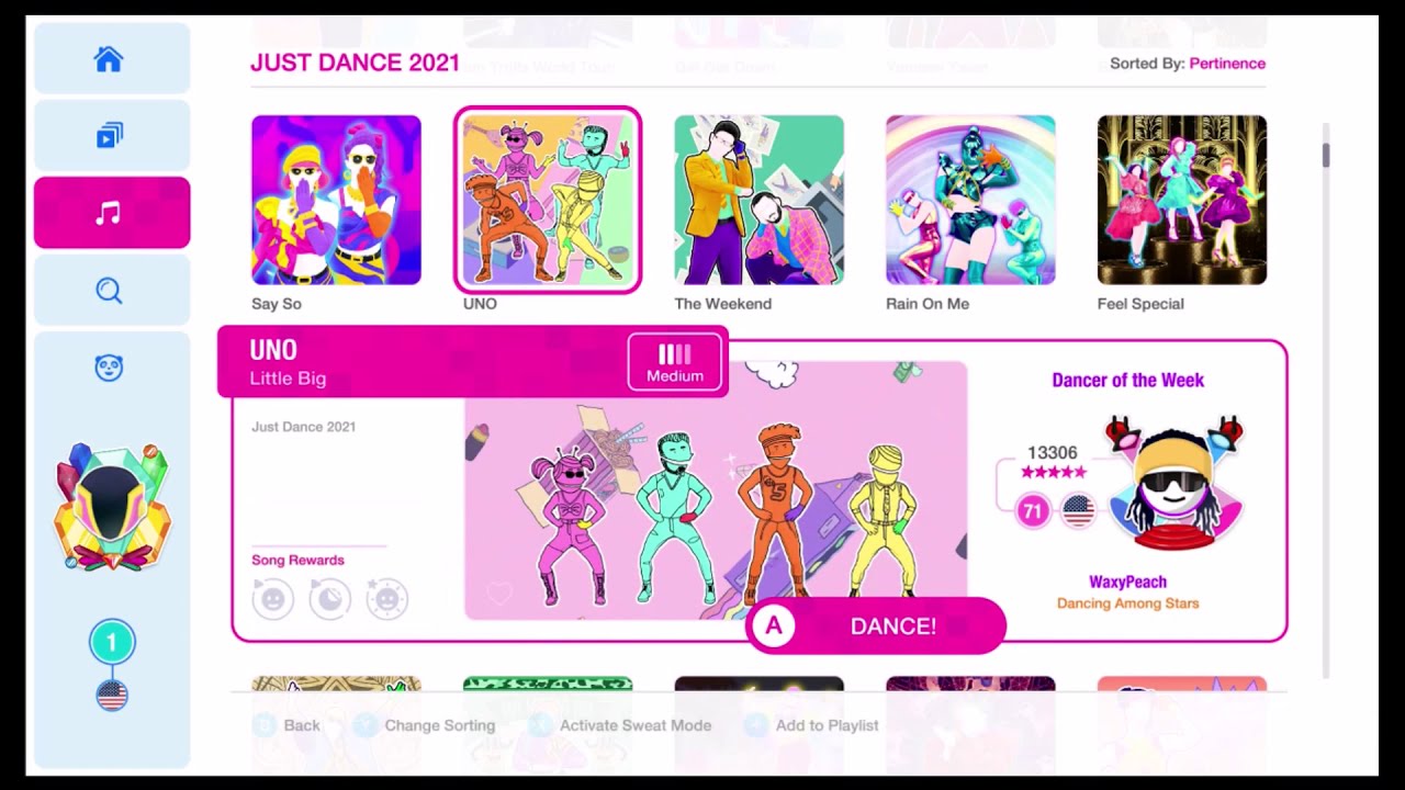 Just Dance 2021 - Songlist Main & Kids