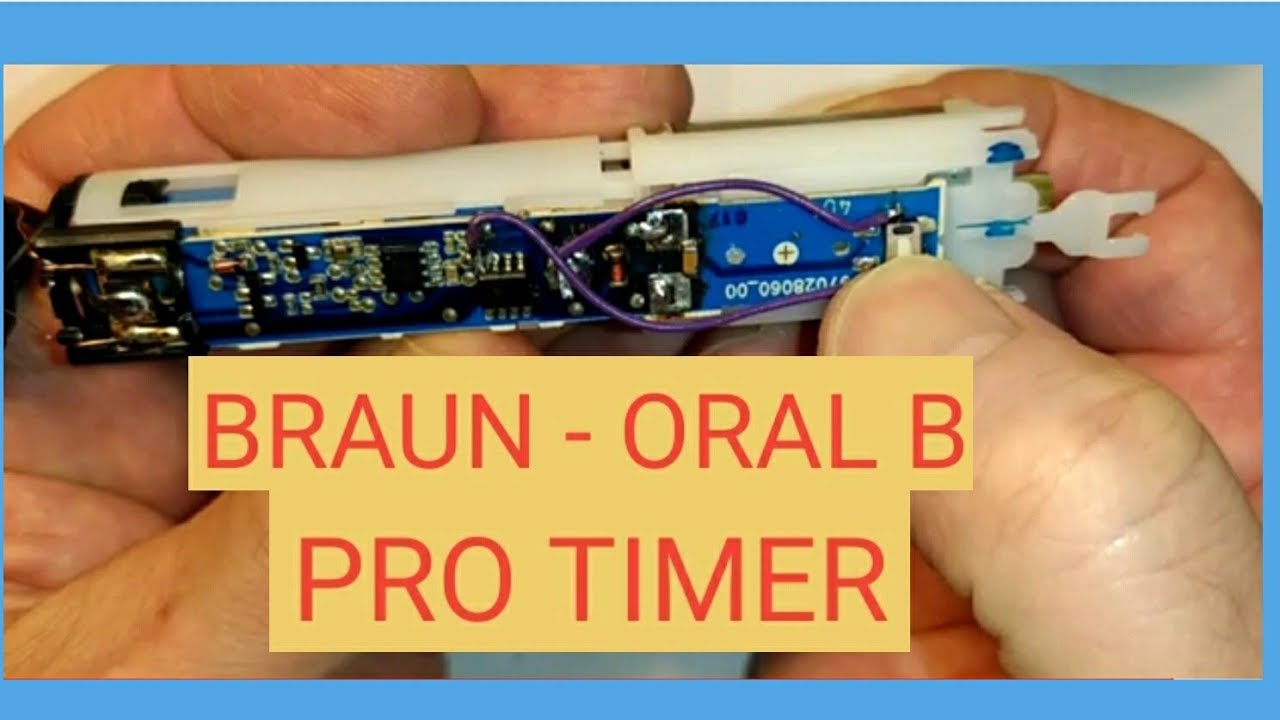 REPARACIÓN: CEPILLO DENTAL BRAUN PRO TIMER ( ORAL B ).