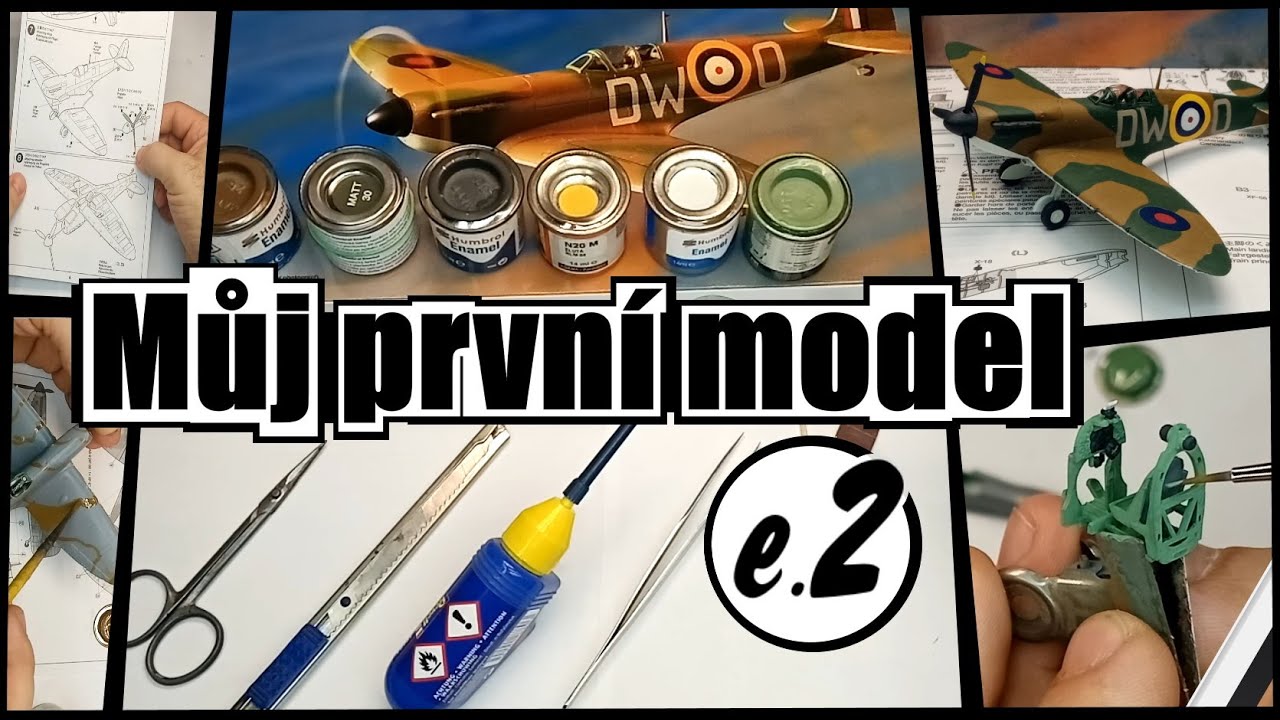 Můj prvn&iacute; model |e.2| - tutorial basic build (Spitfire Mk.I)