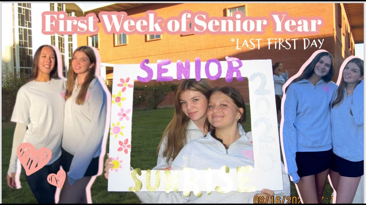 FIRST WEEK OF SCHOOL - Senior Year Vlog 1 | Leyni Raine