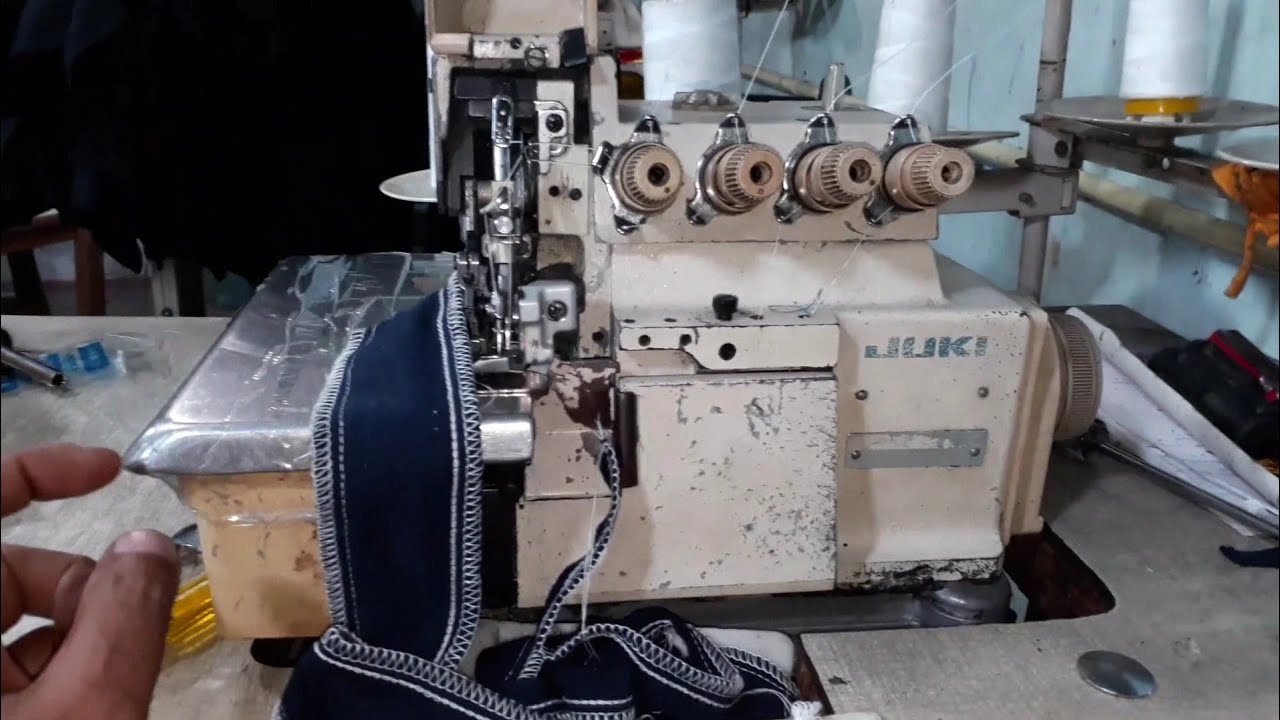 How to repair an overlock JUKI machine ? ( sinhala )
