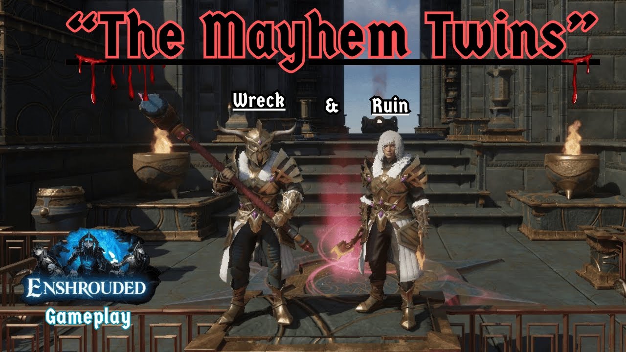 Enshrouded Gameplay - The Mayhem Twins Co-Op Gameplay