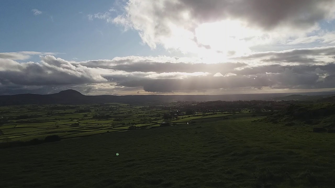 View from Ticloy Top over the Braid valley near Broughshane