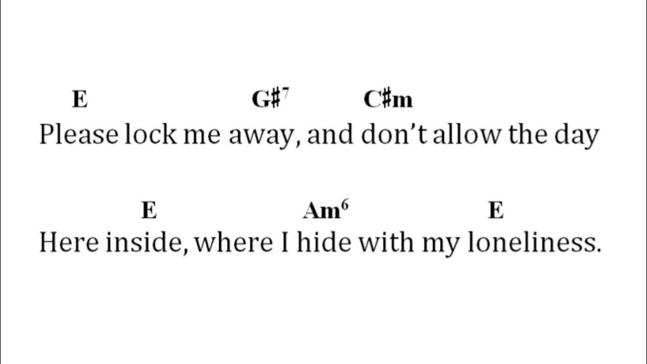 Chords for A World Without Love Peter & Gordon