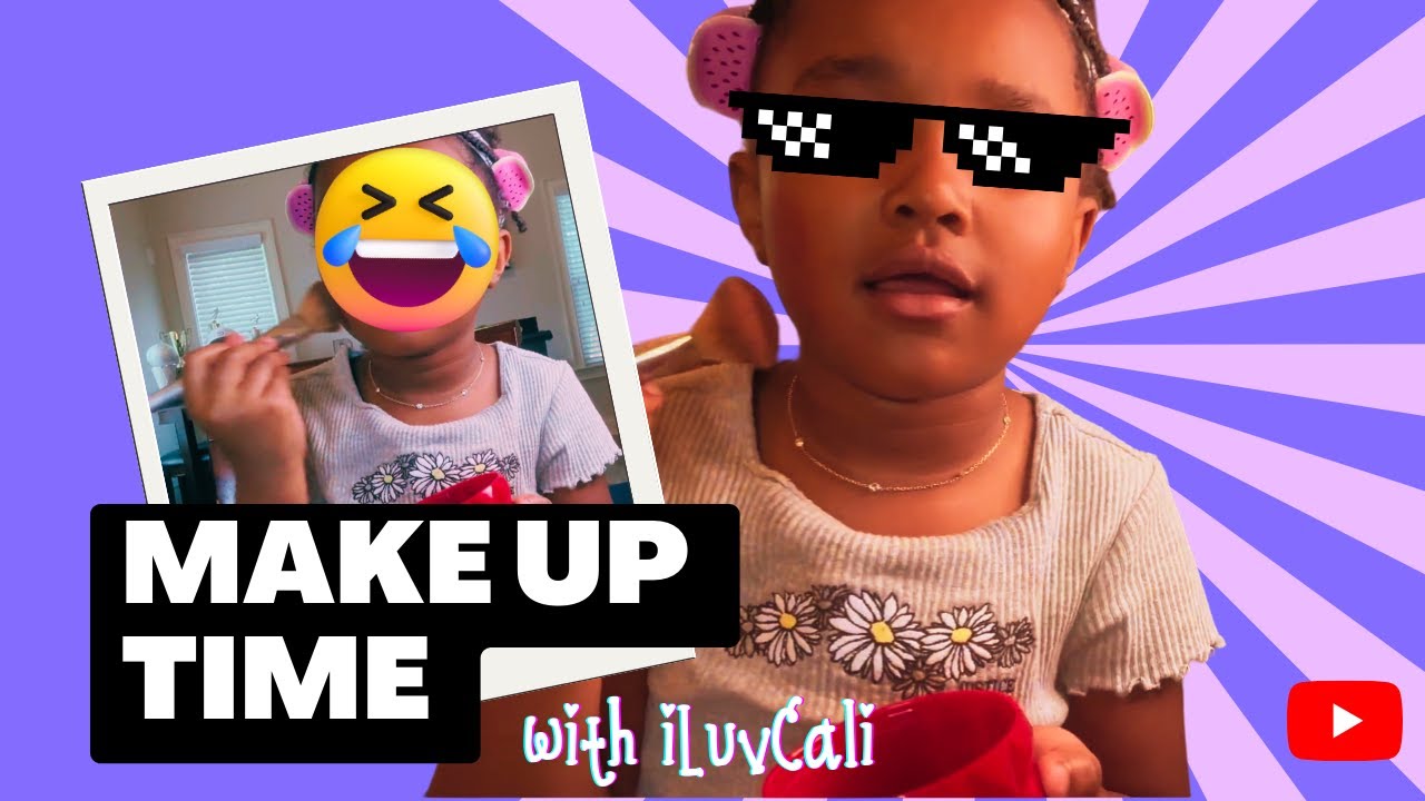 5-Year Old Make Up Tutorial + Questions with @iLuvCali | iLuvCali