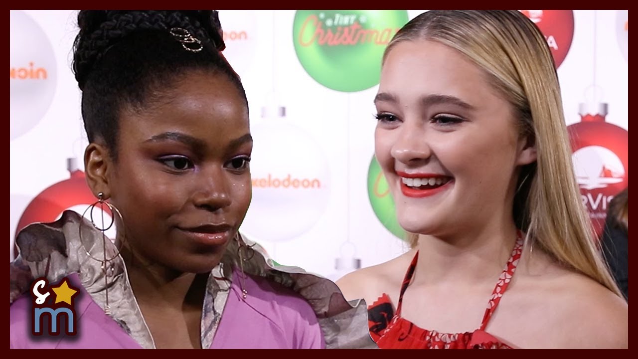 Lizzy Greene & Riele Downs Talk TINY CHRISTMAS & Tiny vs Giant For A Day | Interview