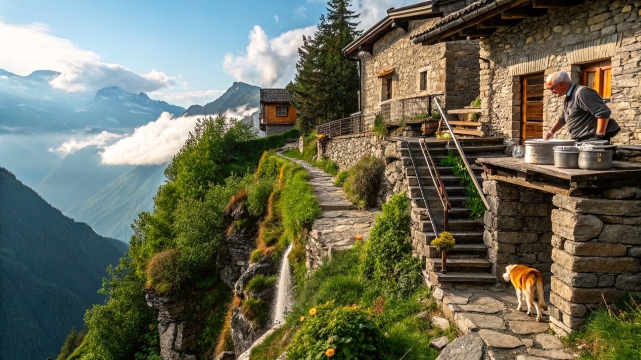 A Day in a Swiss Mountain Village: Summer in the Alps
