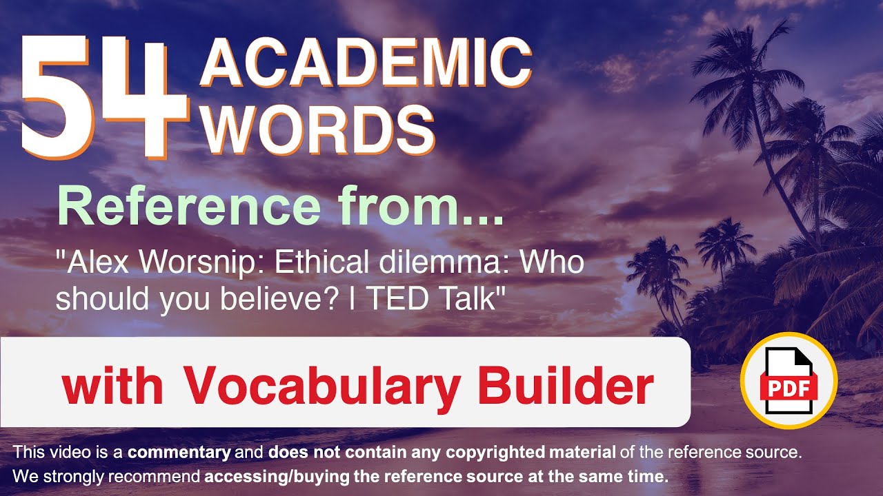 54 Academic Words Ref from 