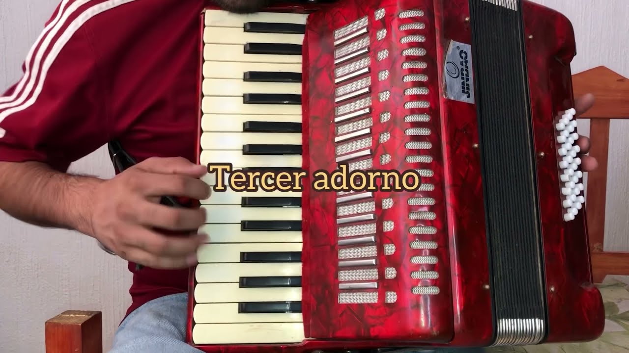 Adornos para segunda Fa -  tutoriales para acordeón de teclas