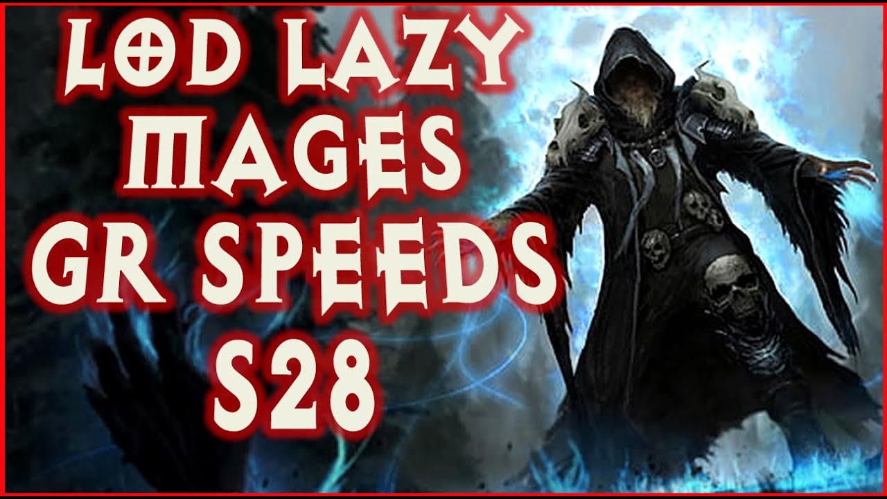 Diablo 3 S28 LoD Некромант Ленивый Вихрь Маги Скоростной билд GR 2.7.5