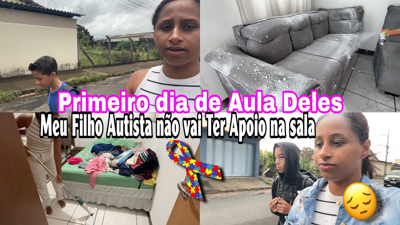 Primeiro Dia de Aula Deles 😢 | Meu Filho Autista NÃO Terá Apoio na Sala || Rotina cansativa…