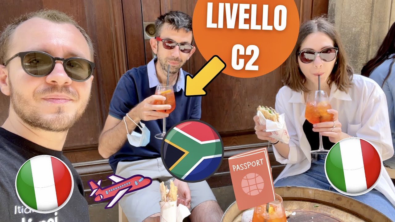Sudafricano PARLA ITALIANO fluentemente in 18 mesi (da A1 a C2 imparando ONLINE) - Intervista 🎤