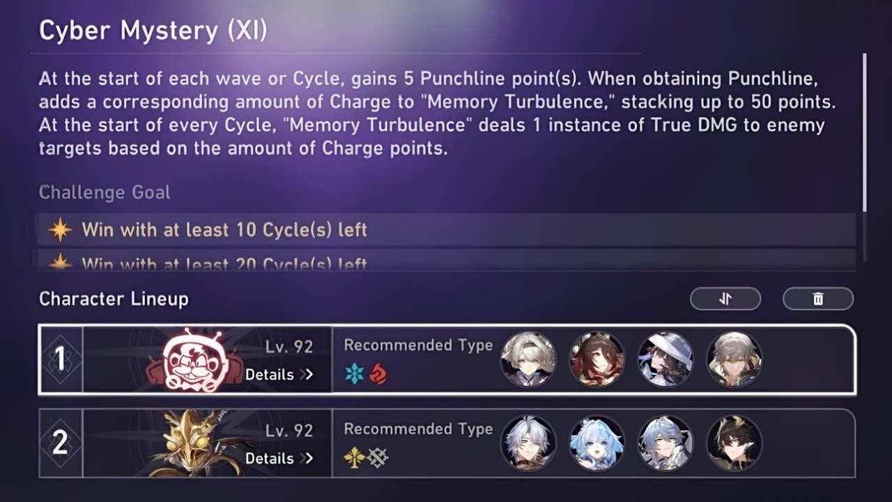 Memory of Chaos, Stage 11, 3*