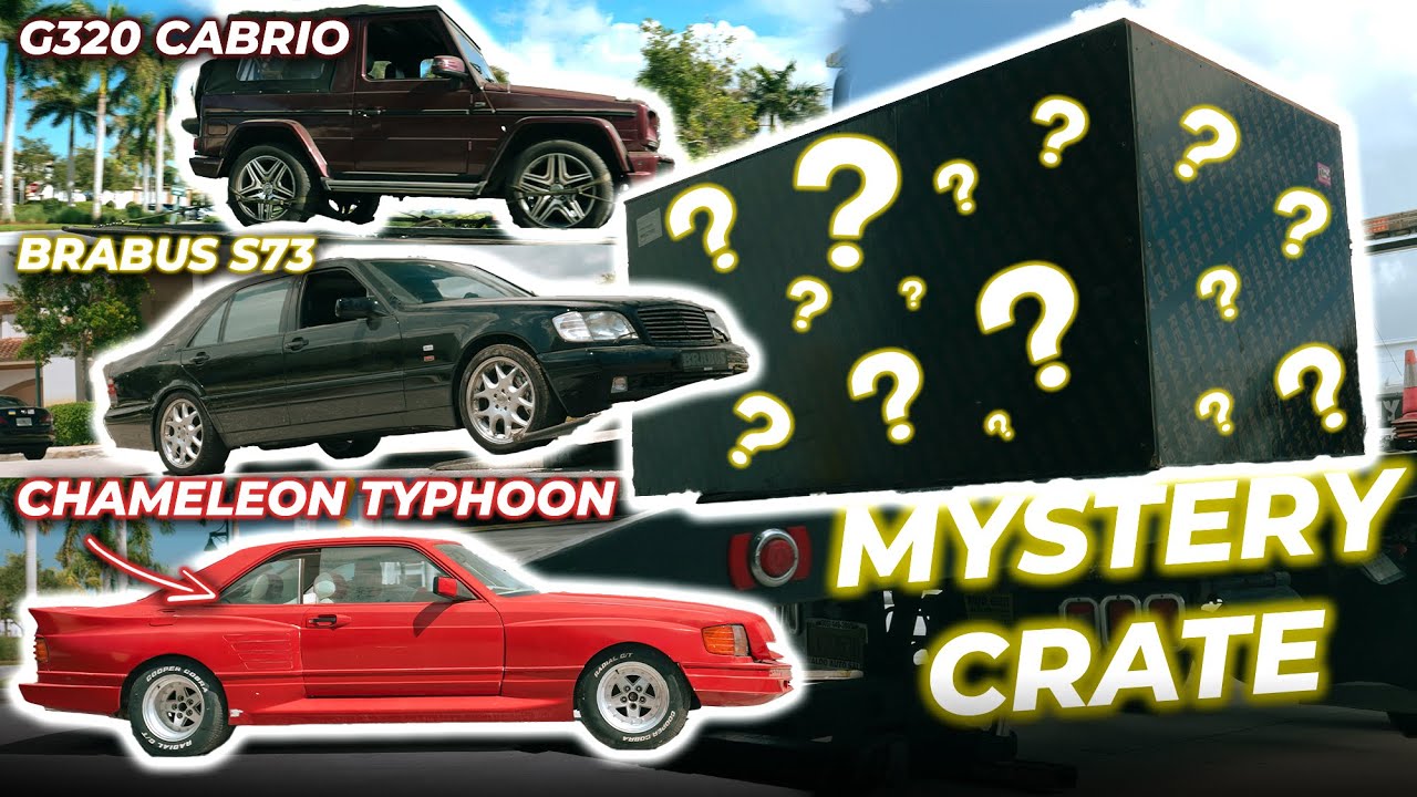 800lb MYSTERY Crate and SIX Deliveries!! G43 G-Wagon, Brabus S73, and Chameleon Typhoon | VLOG 