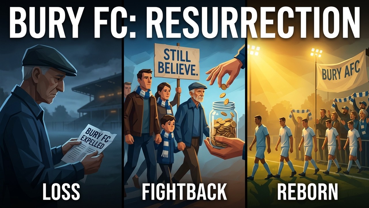 Bury FC The Club That Refused to Die | A Story of Loss, Hope & Rebirth