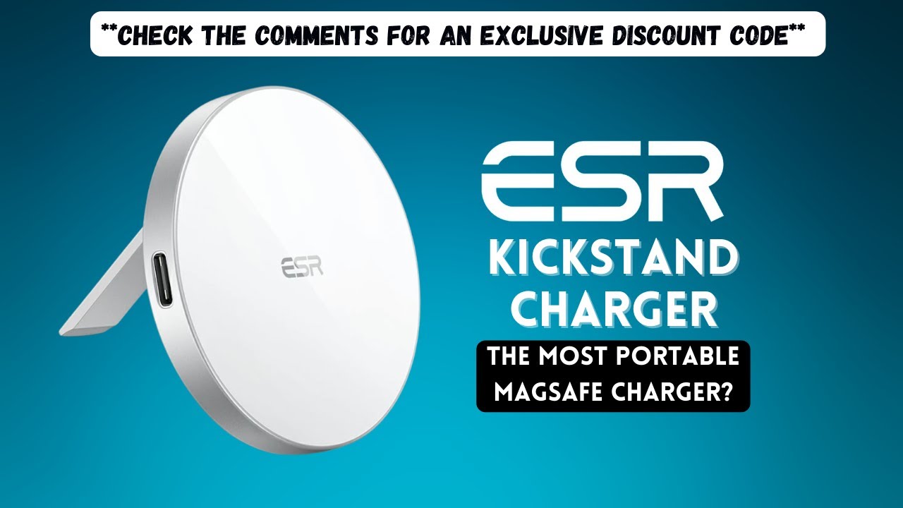 Get the TOP MagSafe Charger - ESR Halolock Kickstand Charger