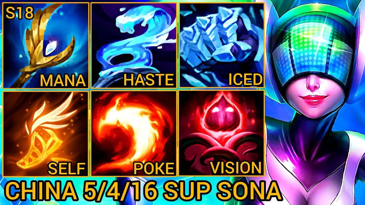 Country 2 Sona Support 5/4/16 - China Server Wild Rift Season 18 New Build Best Tier By Tiarty