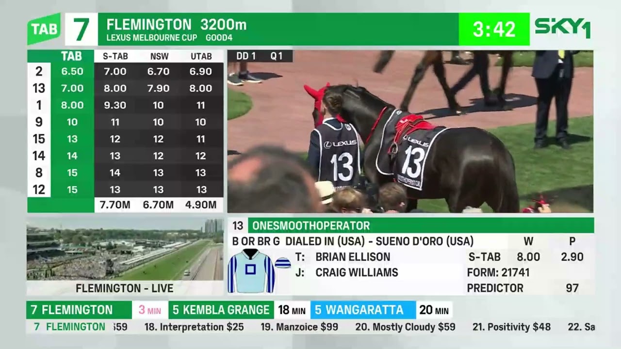 Melbourne Cup 2024 - KNIGHT'S CHOICE (3YO+ Hcp G1) Group 1 Flemington 5 November