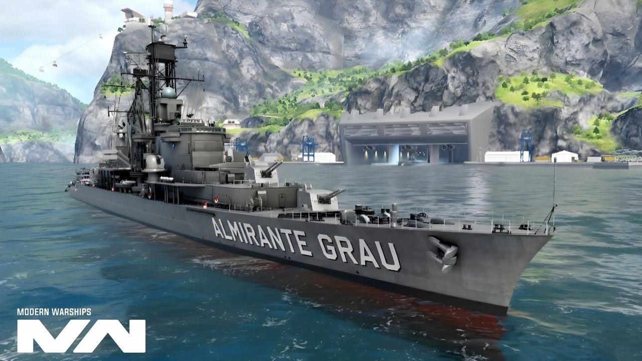 Cruiser ALMIRANTE GRAU strongest cruiser Domination gameplay - Modern Warships mobile 