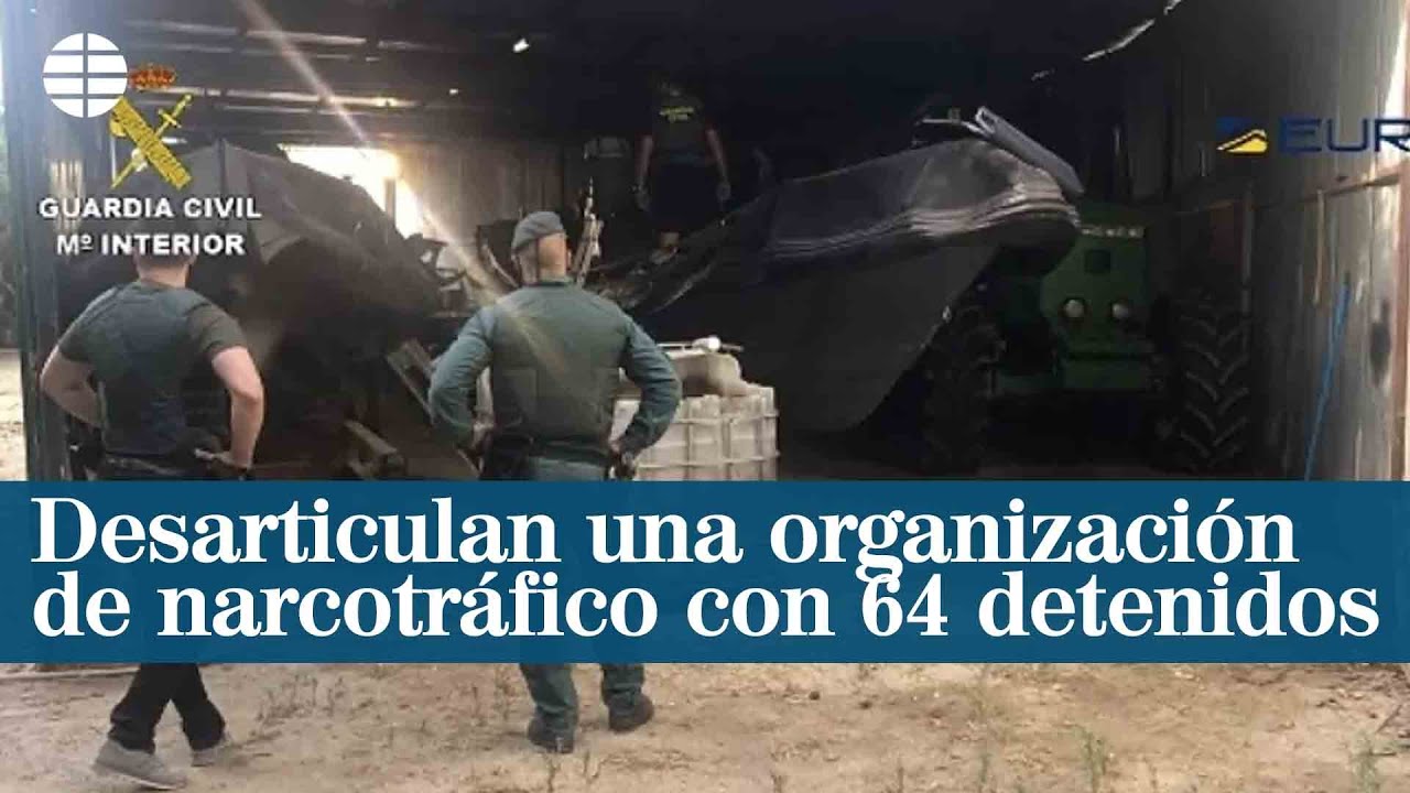 Desarticulan una organización de narcotráfico con 64 detenidos en Málaga y Cádiz
