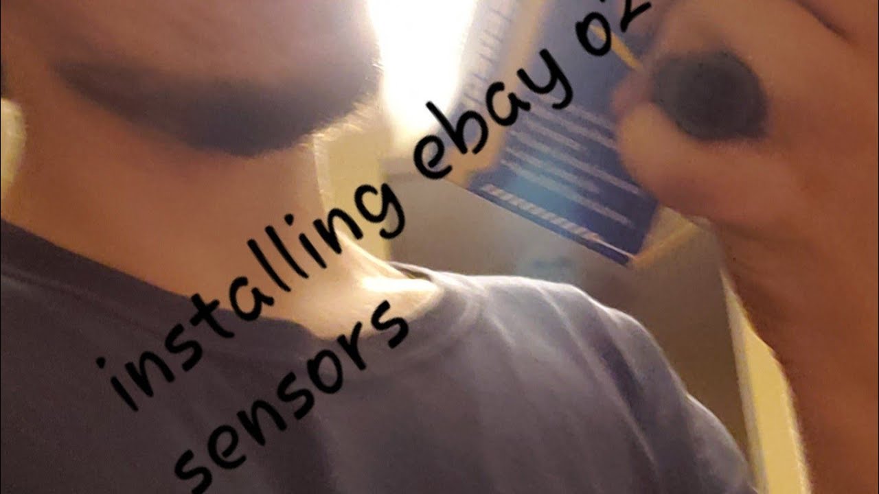 Installing ebay o2 sensors.