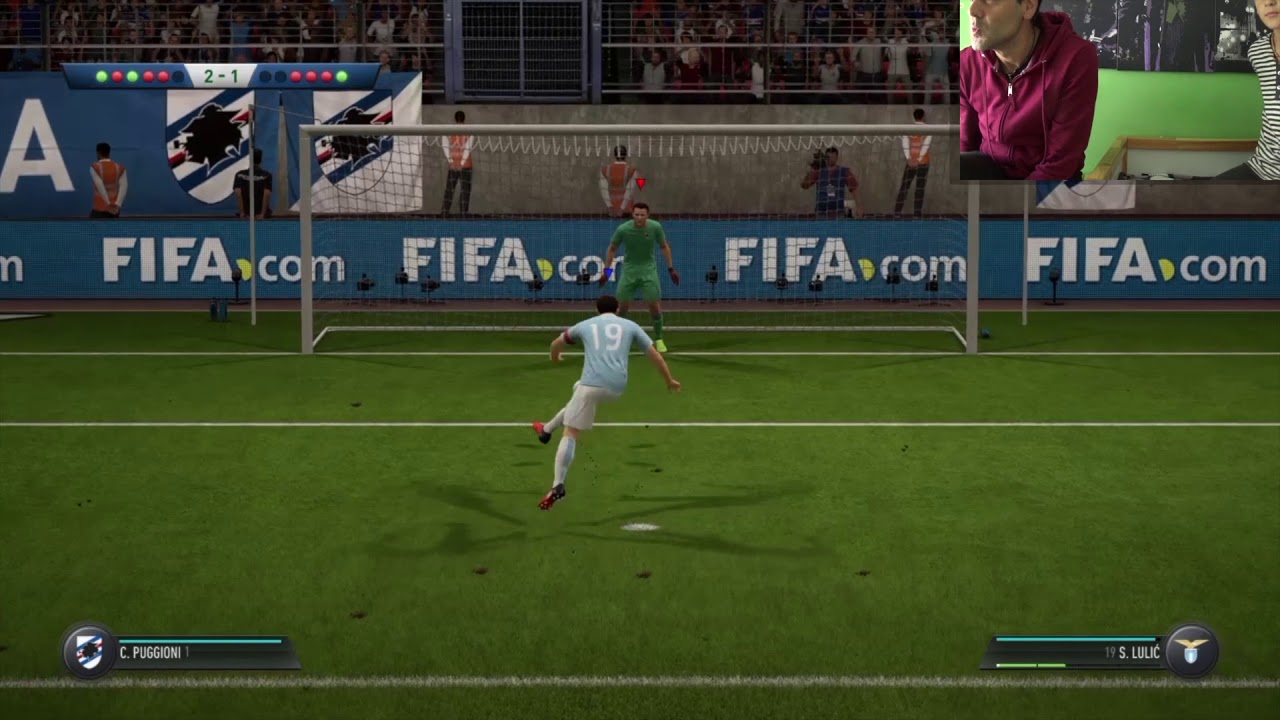 FIFA 18 ITA Calci di rigori | Sampdoria vs Lazio | FIFA 18 Gameplay