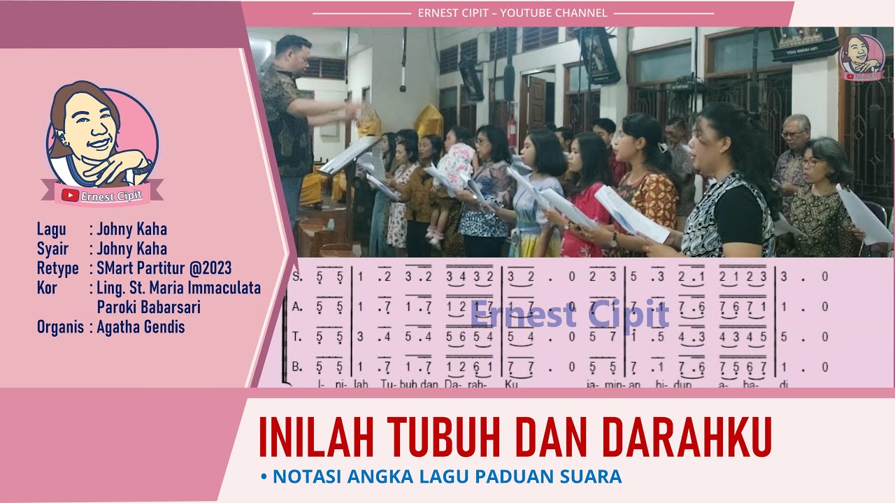Inilah Tubuh dan DarahMu | Lagu Komuni Katolik | Johny Kaha
